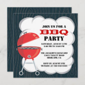 BBQパーティの招待状 招待状 (正面/裏面)