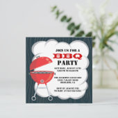 BBQパーティの招待状 招待状 (スタンド正面)