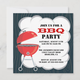 BBQパーティの招待状 招待状