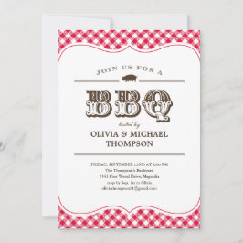 BBQパーティの招待状 招待状