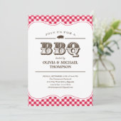 BBQパーティの招待状 招待状 (スタンド正面)