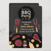 BBQパーティの招待状 招待状 (正面/裏面)