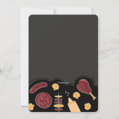 BBQパーティの招待状 招待状 (裏面)