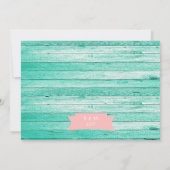 BBQパーティーでのエンゲージメントおめでとう招待状 招待状 (裏面)