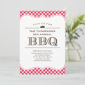 BBQパーティーの招待状 招待状 (スタンド正面)