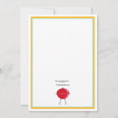 BBQパーティーの招待状 招待状 (裏面)