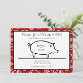 BBQパーティーの招待状 招待状 (スタンド正面)