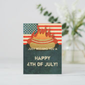 BBQパーティーはがき7月4日 ポストカード (スタンド正面)