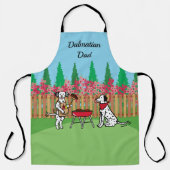 BBQパーティーダルマティアンパパ エプロン (正面)