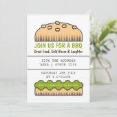 BBQパーティービッグバーガーバンイングリーン 招待状 (スタンド正面)