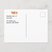 BBQパーティーホットドッグ調味料 案内ポストカード (裏面)