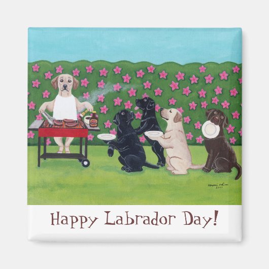 BBQパーティーラボin the Azalea Garden マグネット (正面)