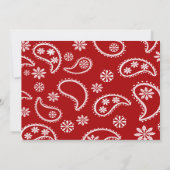 BBQパーティー招待状 招待状 (裏面)