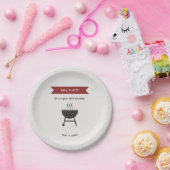 BBQパーティー誕生日 ペーパープレート (パーティー)