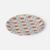 BBQパーティー ペーパープレート (アングル)