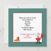 BBQパーティー(喫煙グリル) 招待状 (裏面)