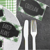 BBQパーティー 折り畳み/テント式 食品ラベル プレイスカード