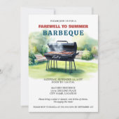 BBQパーティー 招待状 (正面)