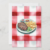 BBQパーティー 招待状 (裏面)