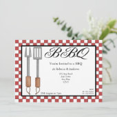 BBQパーティー 招待状 (スタンド正面)