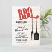 BBQパーティー 招待状 (スタンド正面)