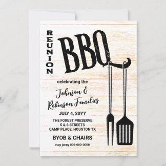 BBQパーティー 招待状