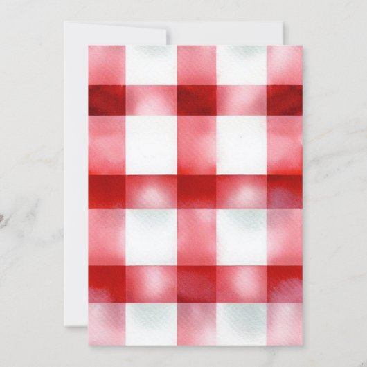 BBQパーティー 招待状 (裏面)