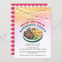 BBQパーティー 招待状