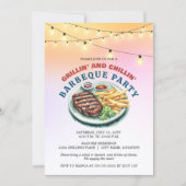 BBQパーティー 招待状 (正面)