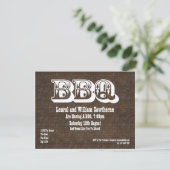 BBQパーティー 招待状 (スタンド正面)