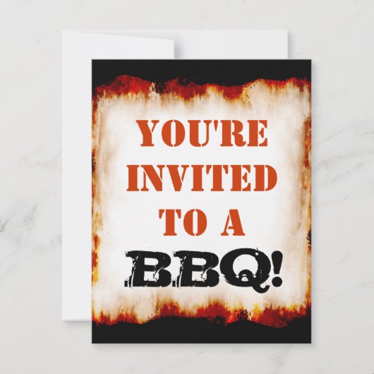 BBQパーティー！招待状 招待状 (正面)