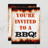 BBQパーティー!招待状 招待状 (正面/裏面)