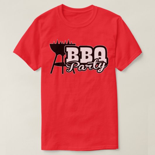 BBQパーティー Tシャツ (デザイン正面)