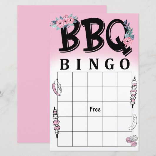 BBQビンゴゲーム (正面/裏面)