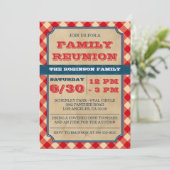 BBQピクニックファ素朴ミリ懇親会招待状 招待状 (スタンド正面)