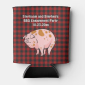 BBQピグロースト素朴ス結婚婚約パーティ 缶クーラー (正面)