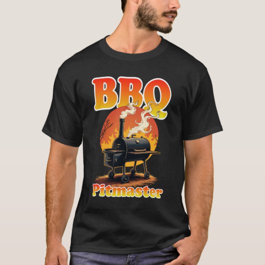 BBQピッツマスタースモーカーグリルティー Tシャツ (正面)