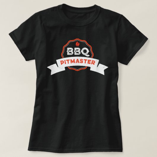 BBQピットマスターのグ動揺してラフィック Tシャツ (デザイン正面)