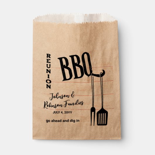 BBQファミリー懇親会 フェイバーバッグ (正面)