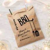 BBQファミリー懇親会 フェイバーバッグ (クリップ留めされた状態)