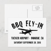 BBQフライイン機 ポストカード (正面/裏面)