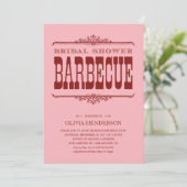 BBQブライダルシャワー招待状 招待状 (スタンド正面)