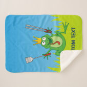 BBQプリンス シェルパブランケット (正面(横))