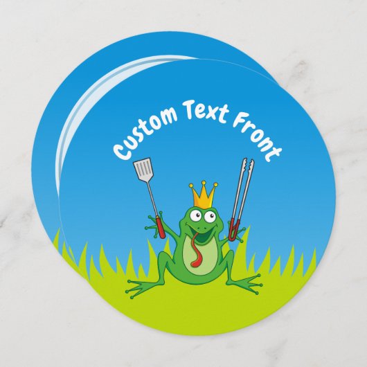 BBQプリンス 招待状 (正面/裏面)