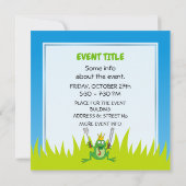 BBQプリンス 招待状 (裏面)