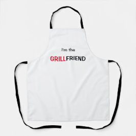 BBQヘおもしろいルパーガールフレンドまたは妻GRILLfriend エプロン