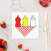 BBQベビーシャワーナプキン スタンダードカクテルナプキン (インサイチュ)