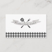 BBQベビーシャワーブズベビーヴィンテージグレープレイド エンクロージャーカード (正面)