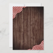 BBQベビーシャワーベビー-Qジェンダーリビール招待状 招待状 (裏面)