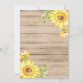 BBQベビーシャワー招待状ベビーQカップルシャワー 招待状 (裏面)